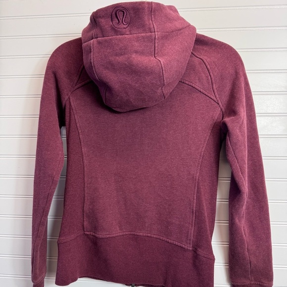 Lululemon Women's Size 4 Scuba Hoodie *Light Cotton Fleece Dark Adobe GUC** - Picture 11 of 11